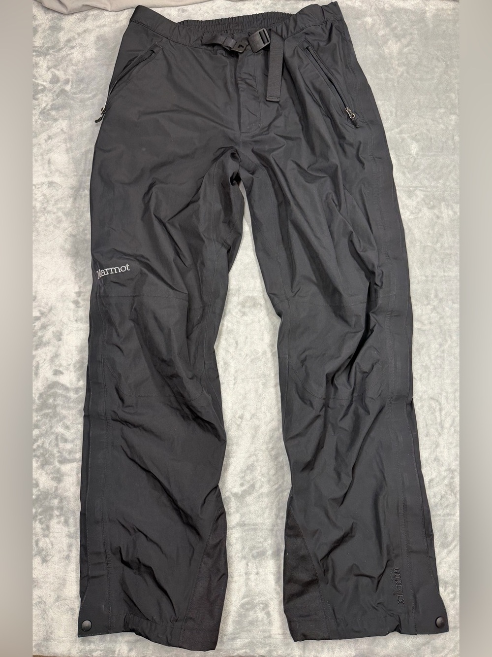 Marmot Black Men's Gore Tex Paclite Shell Pants